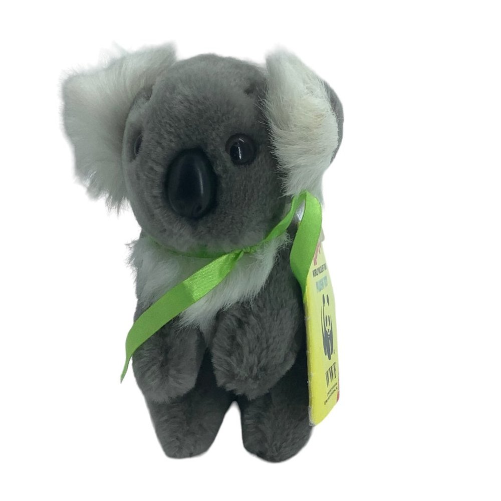 Vtg 1988 Wendy's World Wildlife Fund WWF Koala Bear Stuffed Animal Plush Toy 6"
